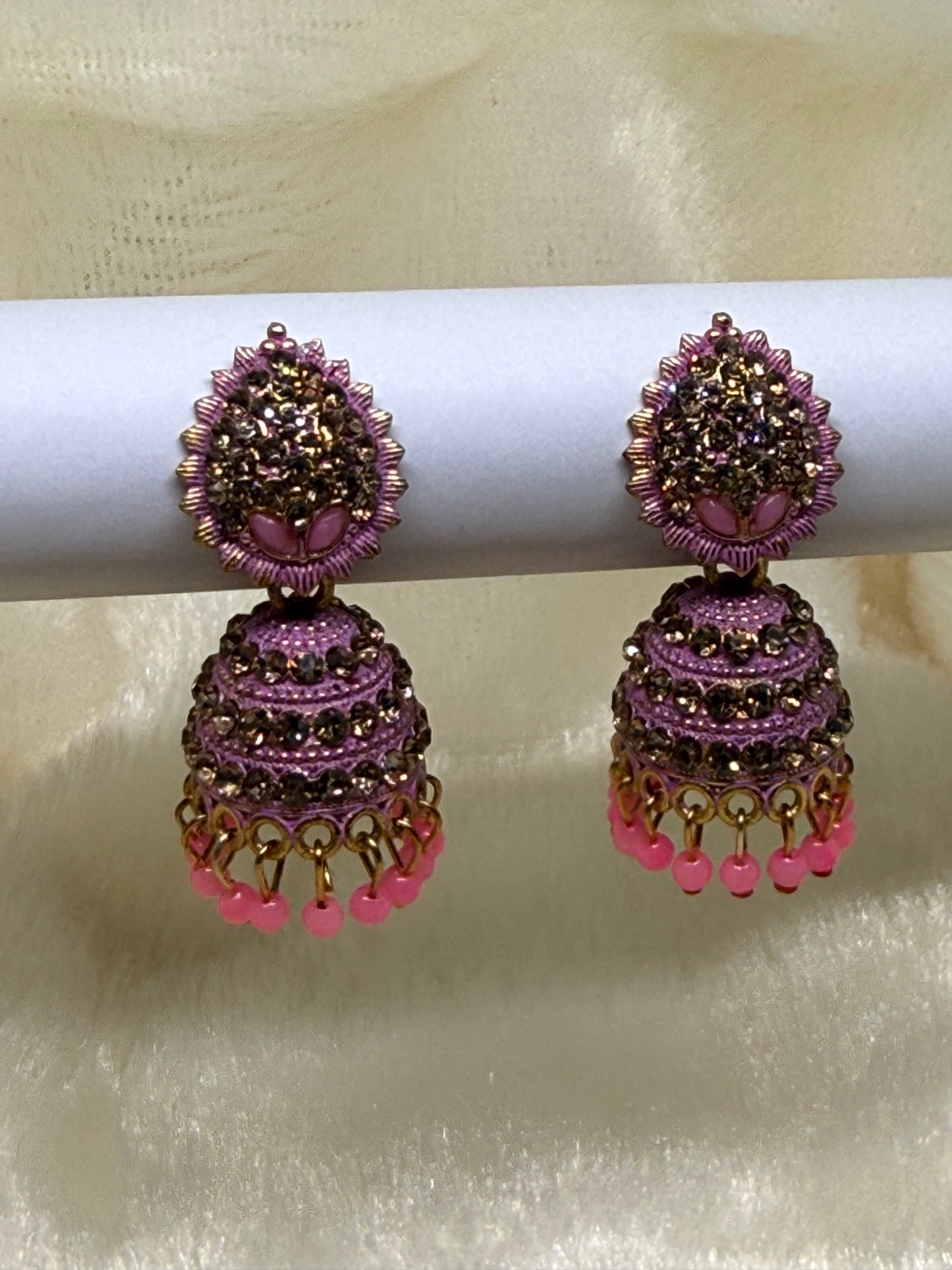 Aurora Sparkle Jhumka Earrings