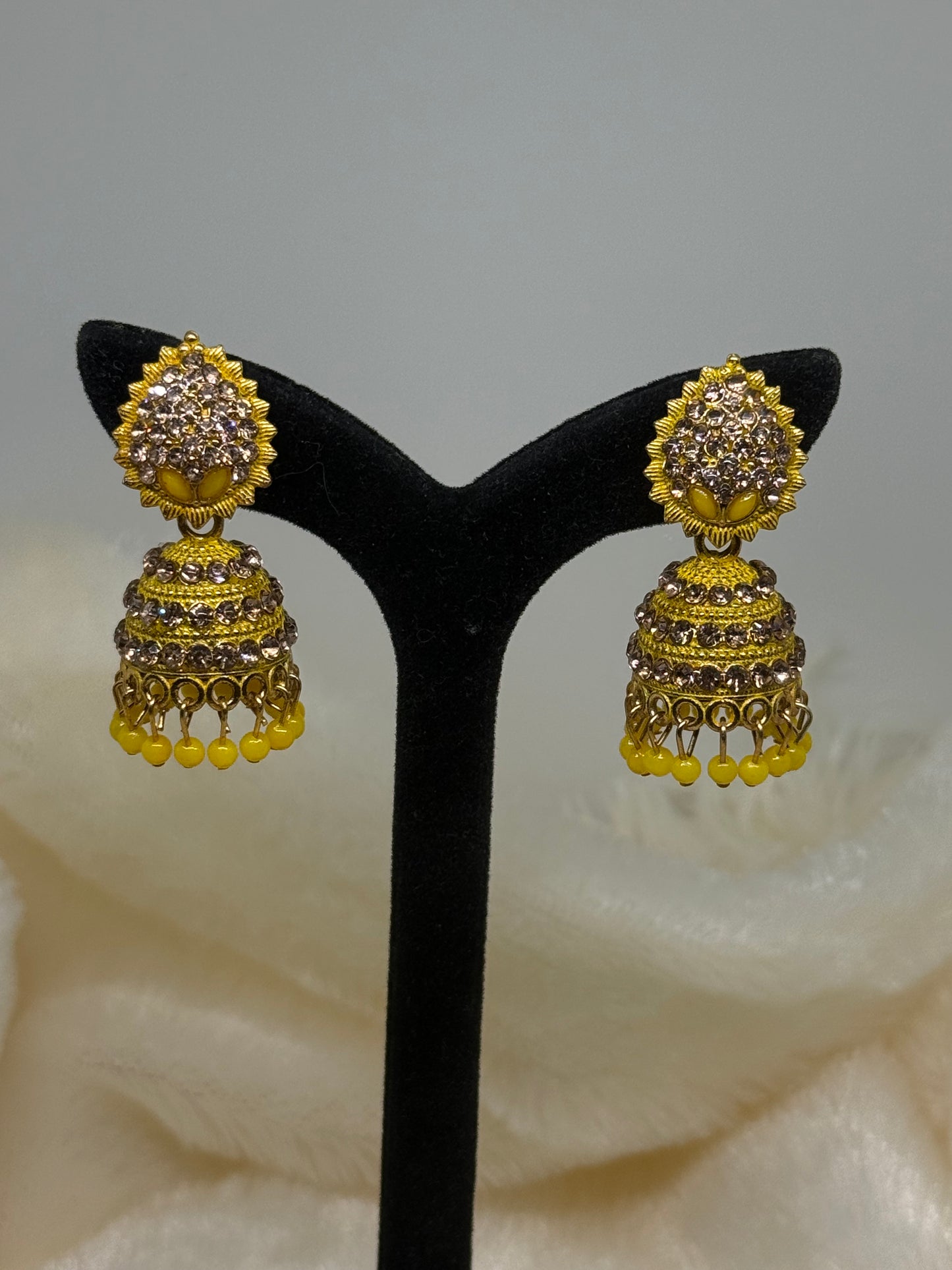 Aurora Sparkle Jhumka Earrings