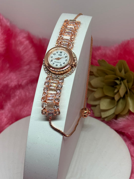 Aurora Crystal Slider Bracelet Watch