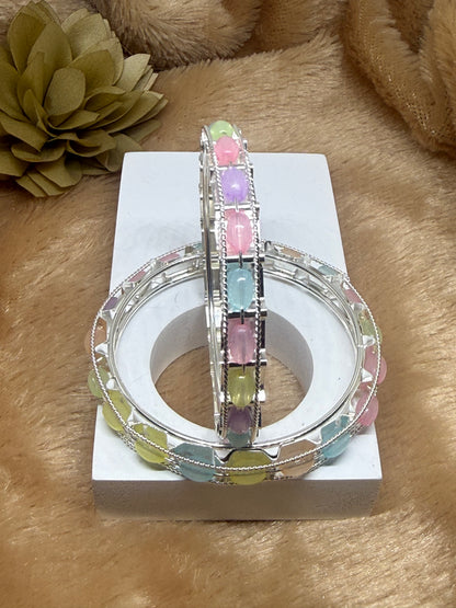 Pastel Prism Bangle Set