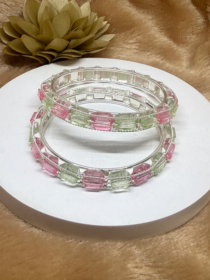 Pastel Prism Bangle Set