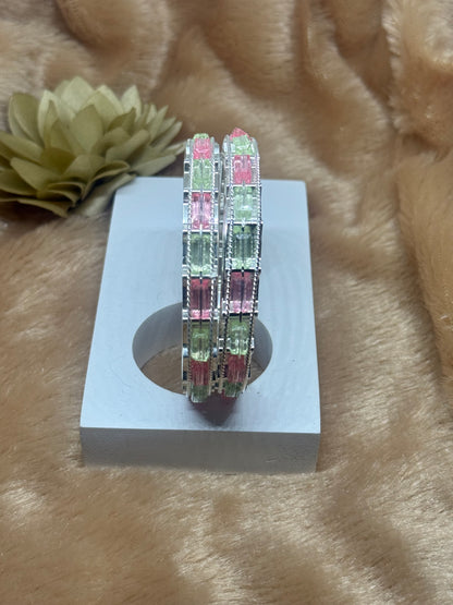 Pastel Prism Bangle Set