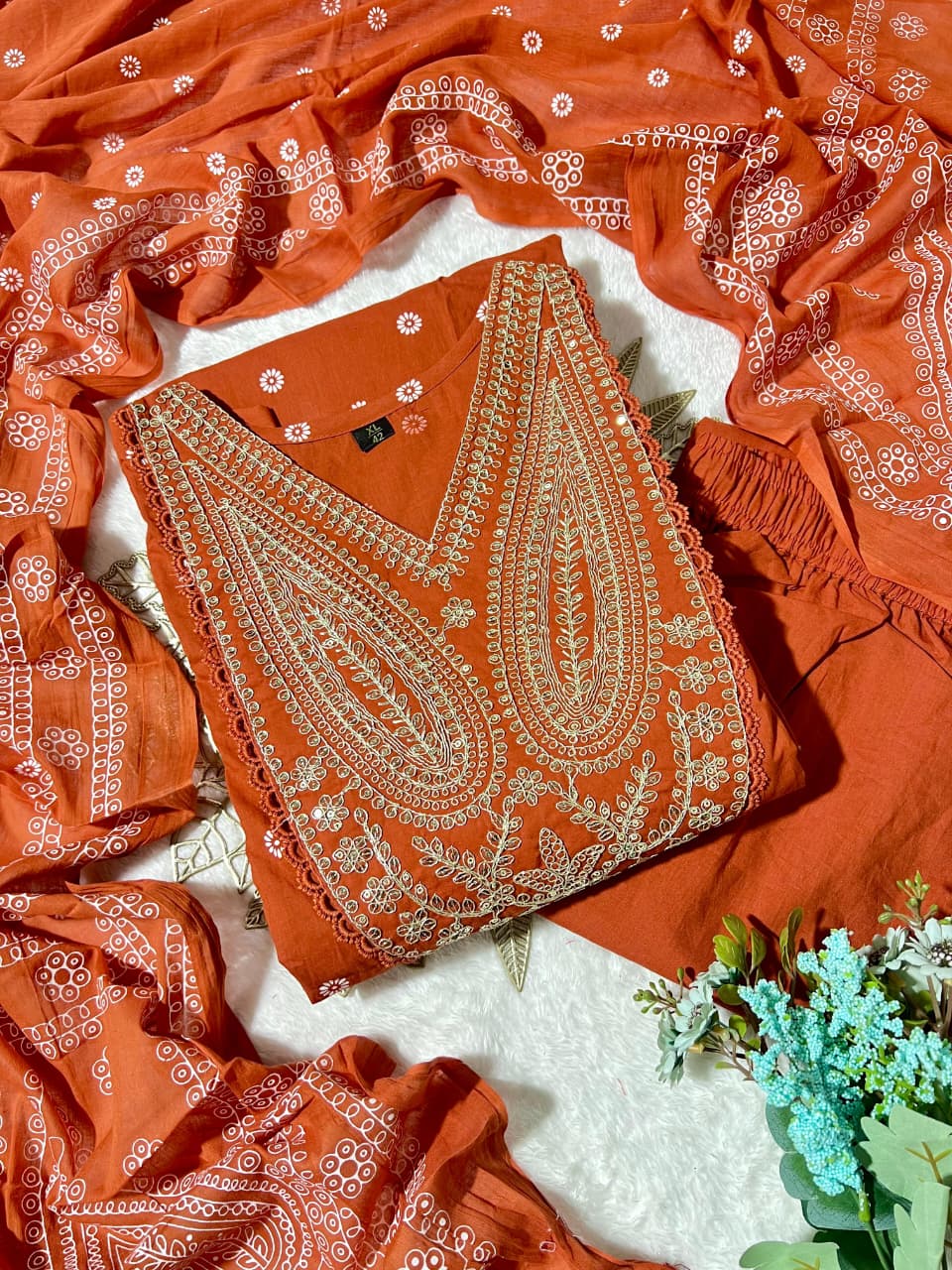 Handcrafted Anarkali Kurta Set