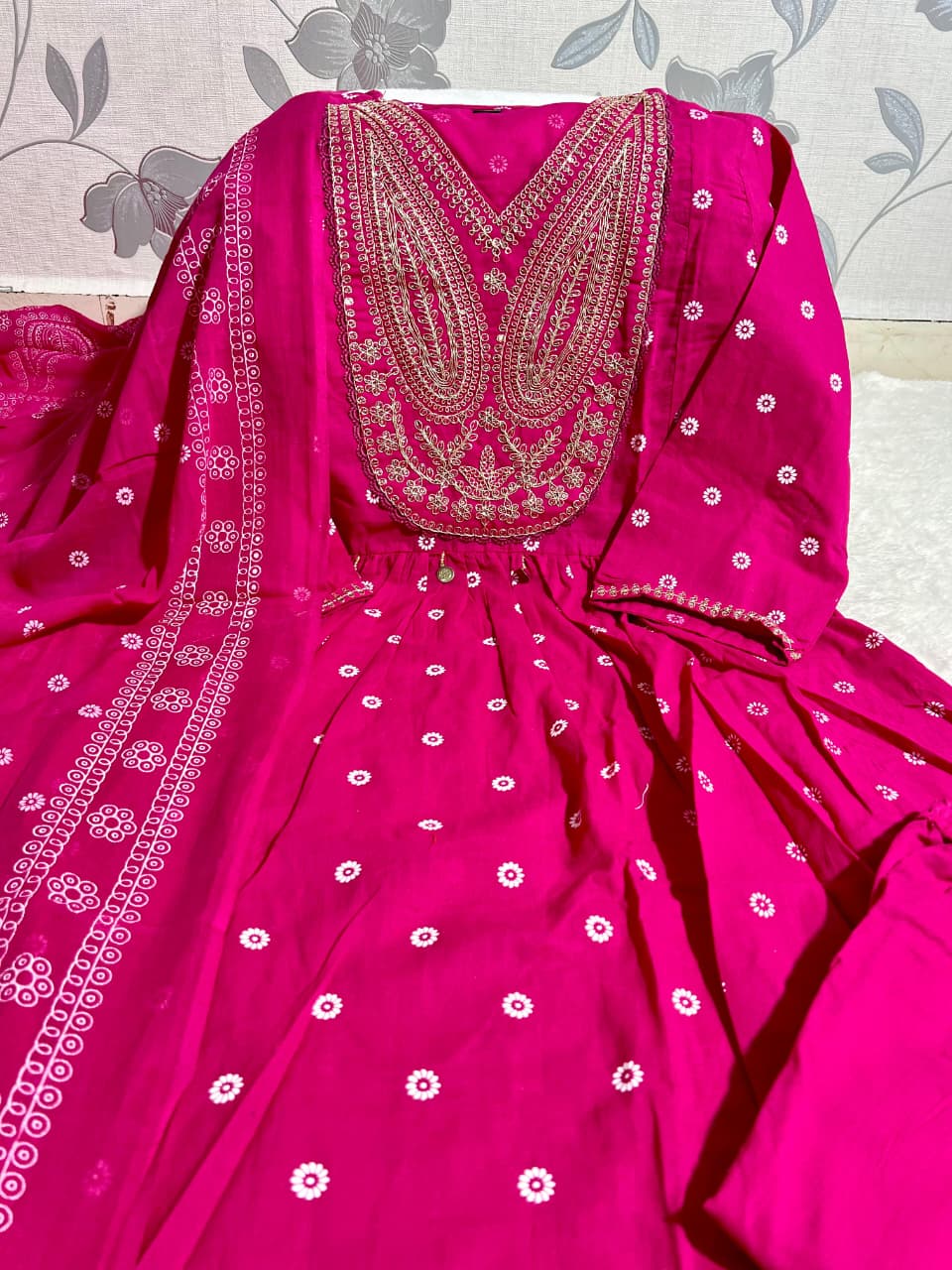 Handcrafted Anarkali Kurta Set