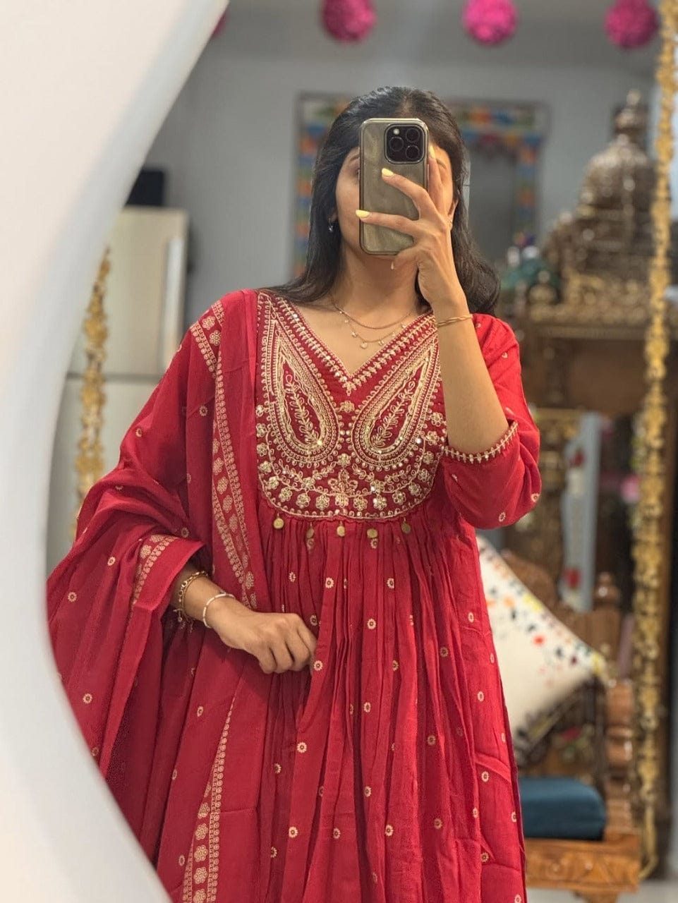 Handcrafted Anarkali Kurta Set