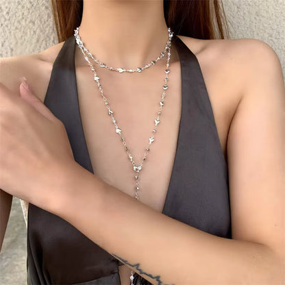 Bohemian Vintage Y-Shaped Long Chain Necklace