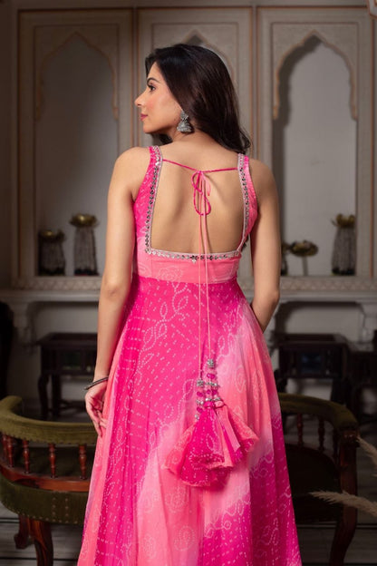 Anarkali Palazzo Set with Dupatta