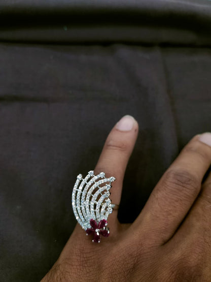 Radiant Bloom Statement Ring by ARGENT