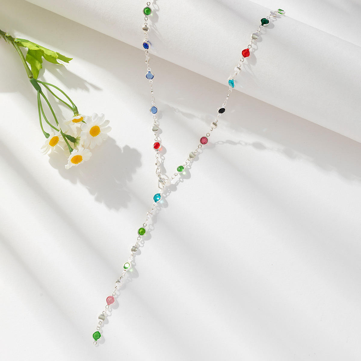 Bohemian Vintage Y-Shaped Long Chain Necklace