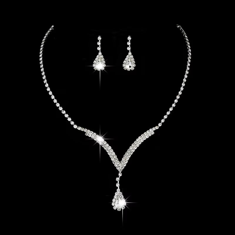 Two Piece Fashion Bridal Jewellery Sets