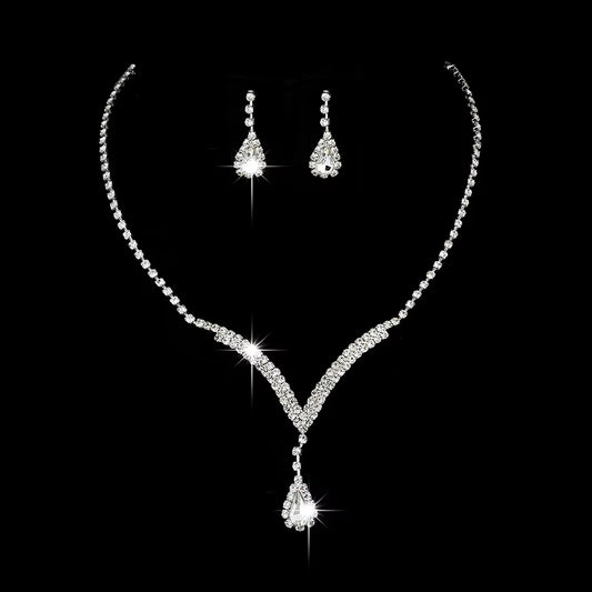 Two Piece Fashion Bridal Jewellery Sets