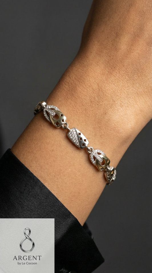 Celestial Link Two-Tone Bracelet