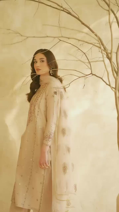 Embroidered Kurta Set with Dupatta